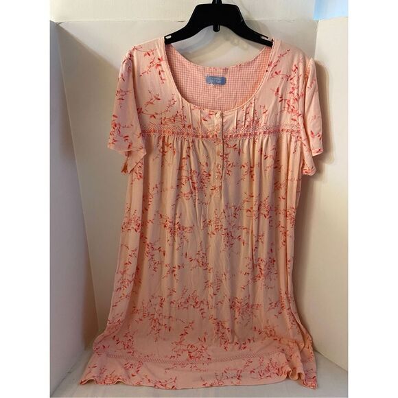 Celestial dreams pajamas gown pink 1x? rn# 17363 - Picture 1 of 4